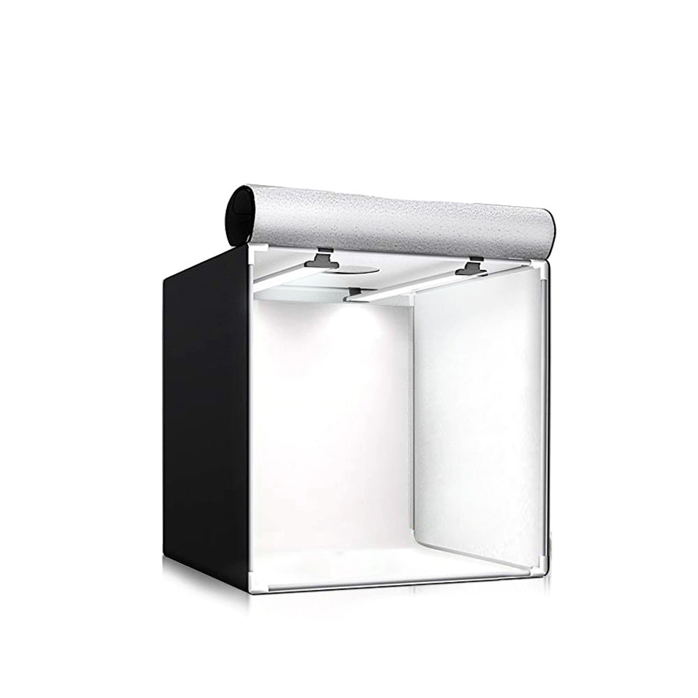 GDX Pro II 40x40 cm 3 LED Işıklı Ürün Çekim Kutusu 4 Renk Fonlu Fotoğraf Çekim Çadırı
