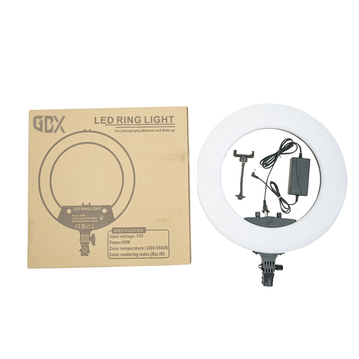 Gdx Pro Ring Light III 65W Bicolor Makyaj Youtuber Make Up Canlı Yayın Işığı