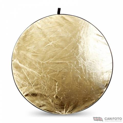 GDX 60 cm 5 in 1 Reflektör Seti Gümüş Altın Beyaz Siyah Difüzör Yansıtıcı Panel