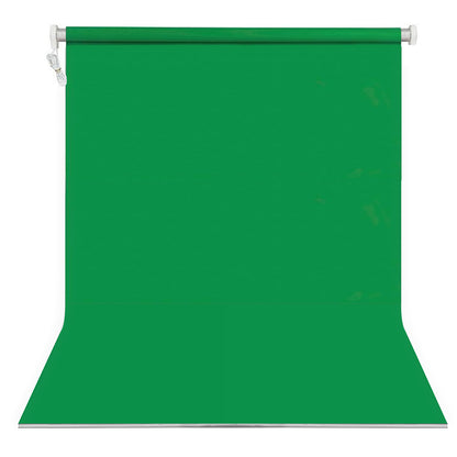 GDX Sabit 2.70x5.80m Yeşil Kumaş Fon Sistemi Makaralı Zincirli Video Chroma Key Arka Plan Seti