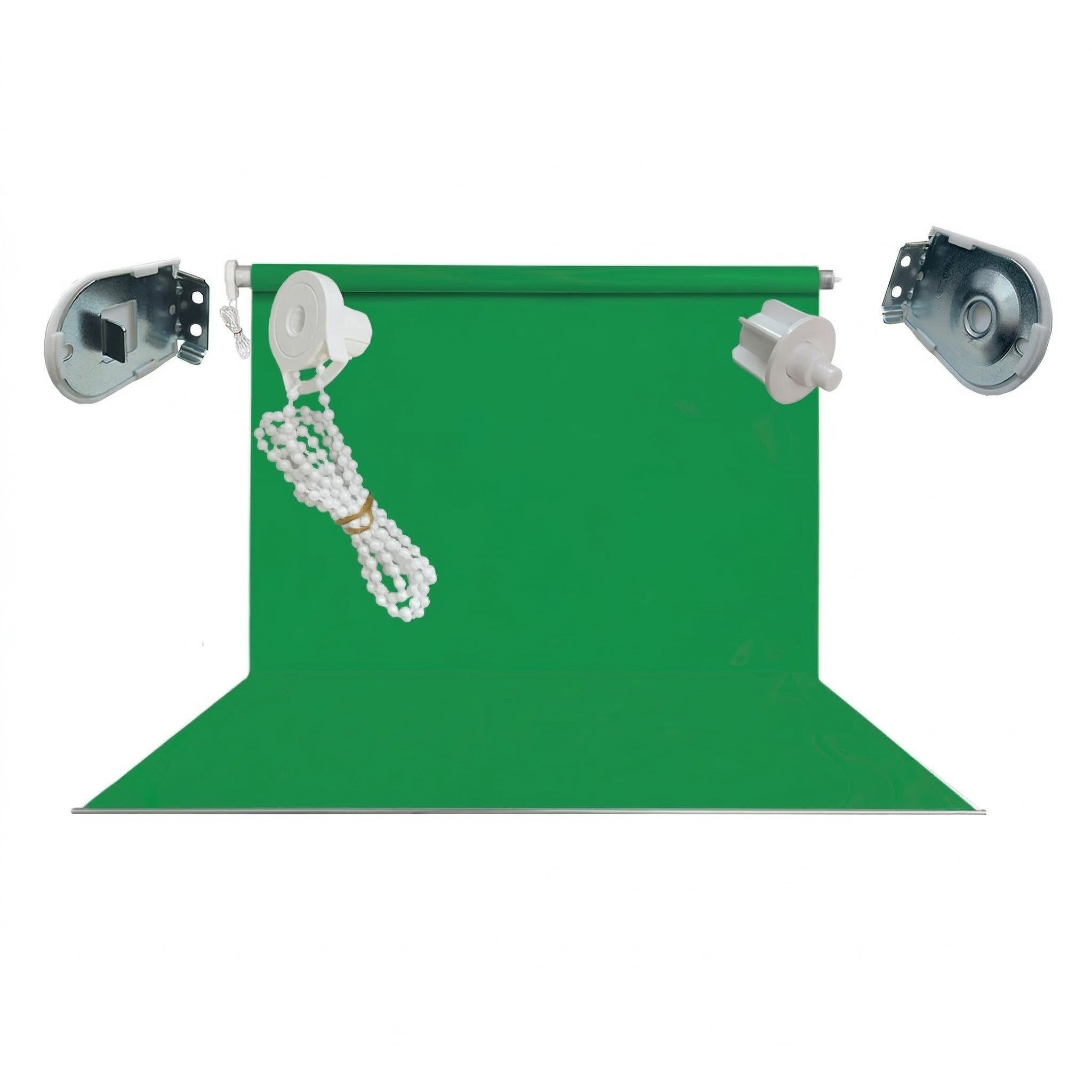 GDX Sabit 2.70x5.80m Yeşil Kumaş Fon Sistemi Makaralı Zincirli Video Chroma Key Arka Plan Seti