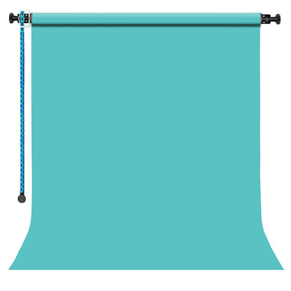 Gdx Fixed (Ceiling &amp; Wall) Paper Infinite Studio Backdrop Curtain (Baby Blue) 2.70x11 Meters
