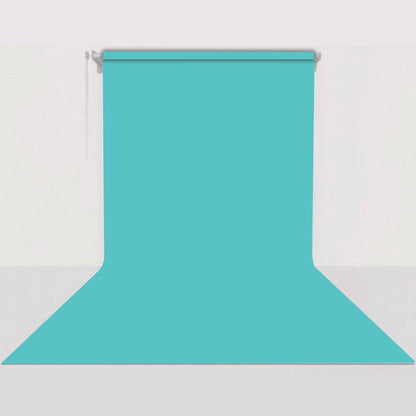 Gdx Fixed (Ceiling &amp; Wall) Paper Infinite Studio Backdrop Curtain (Baby Blue) 2.70x11 Meters