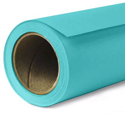 Gdx Fixed (Ceiling &amp; Wall) Paper Infinite Studio Backdrop Curtain (Baby Blue) 2.70x11 Meters