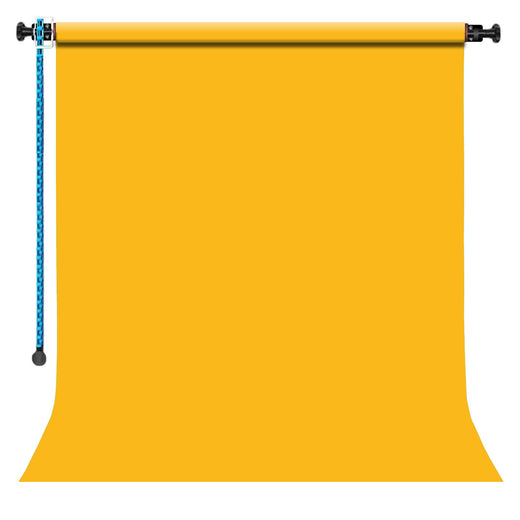 GDX Sabit Deep Yellow Kağıt Fon Seti 2.70x11m Makaralı Duvar Tavan Tipi Sonsuz Stüdyo Fonu