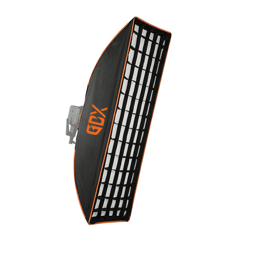 GDX 80x120cm Dikdörtgen Gridli Softbox Bowens Mount Çift Difüzörlü Profesyonel Softbox