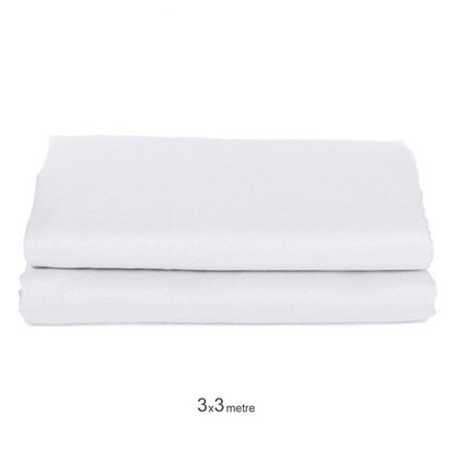 Gdx Portable White Background Curtain (Foldable Fabric) 3x3 Meters