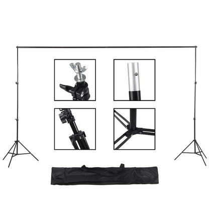 Gdx Portable White Background Curtain (Foldable Fabric) 3x6 Meters
