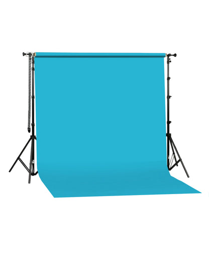 Gdx Portable Paper Infinite Studio Backdrop Curtain (True Blue) 2.70x11 Meters