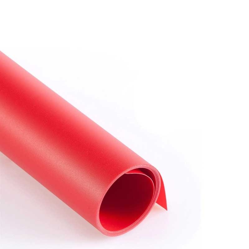 GDX Seyyar 120x200cm Seyyar Kırmızı PVC Fon Seti 200cm Standlı T-Aparatlı Ürün Çekim Arka Planı