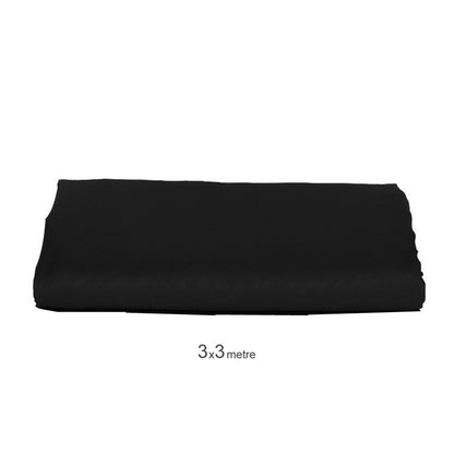 Gdx Portable Black Background Curtain (Foldable Fabric) 3x3 Meters