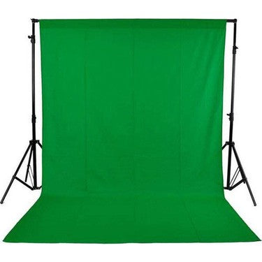 GDX 3x6 Metre Seyyar Yeşil Fon Sistemi Standlı Çantalı YouTube Yayıncı Green Screen Seti