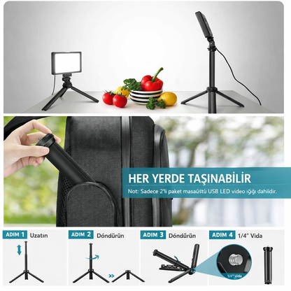 GDX SFT-120C İkili Video Led Işığı