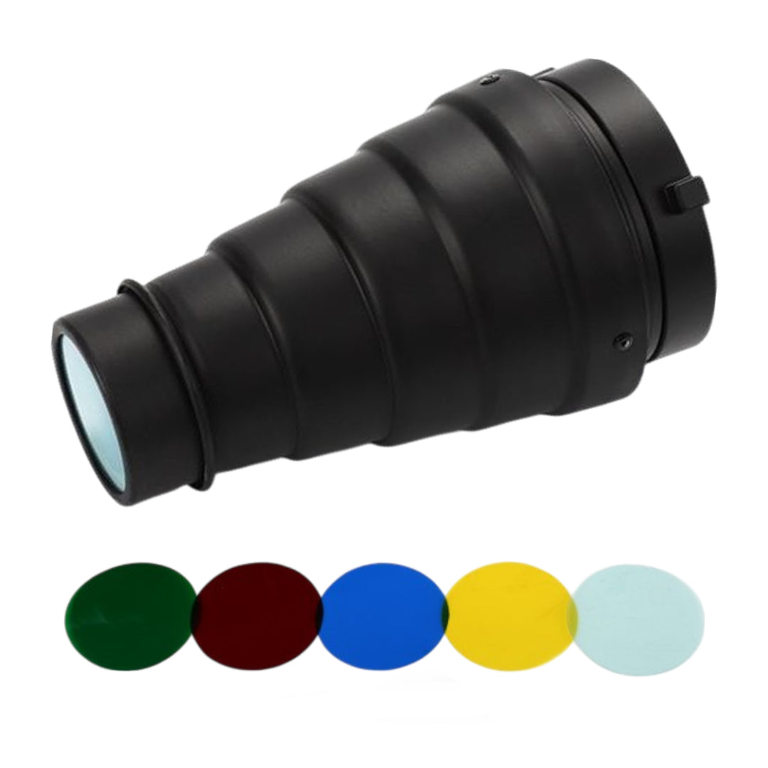 GDX SN-01 120mm Petekli Snoot Bowens Mount Uyumlu Metal Gövde Noktasal Işık Şekillendirici