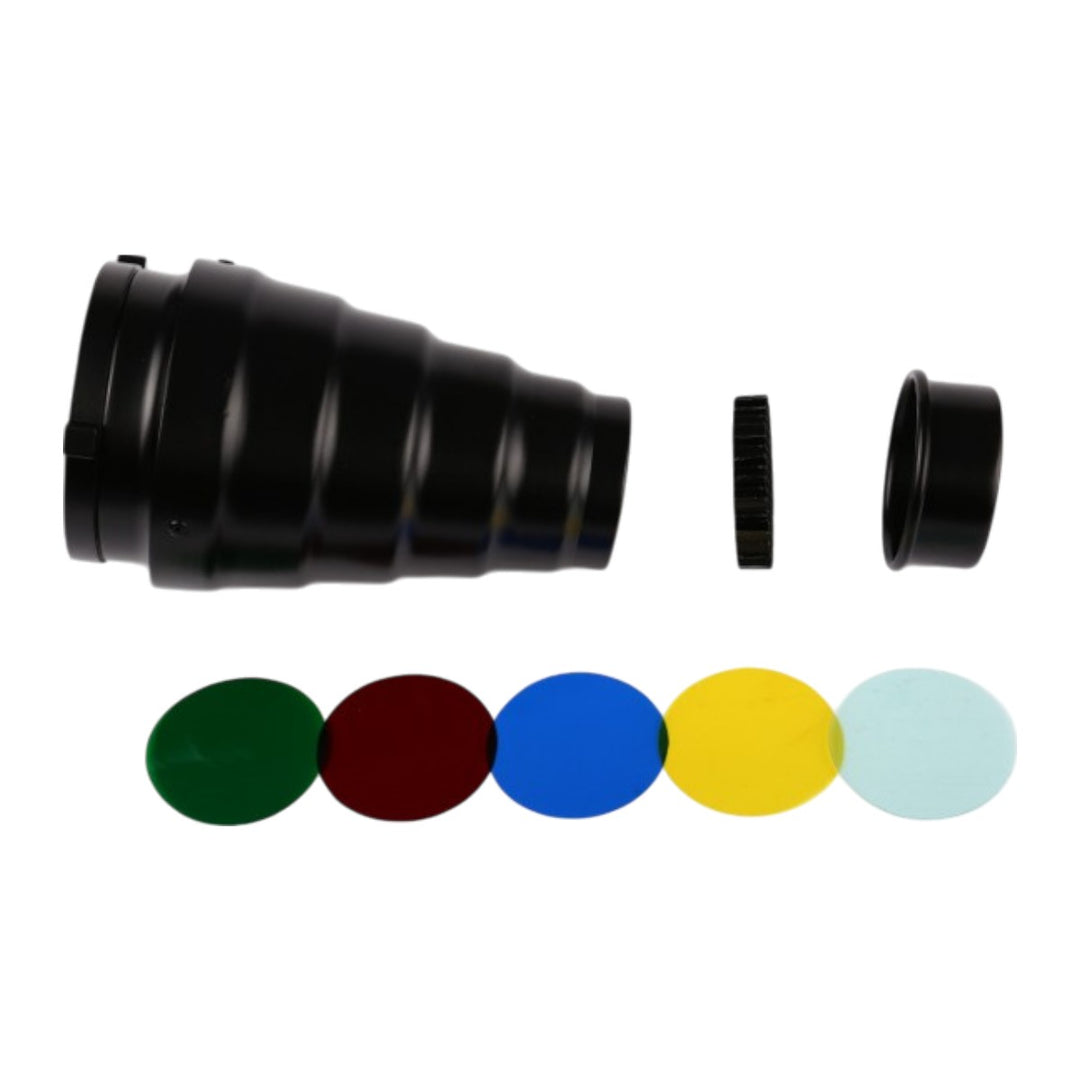 GDX SN-01 120mm Petekli Snoot Bowens Mount Uyumlu Metal Gövde Noktasal Işık Şekillendirici