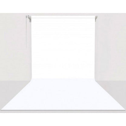 Gdx Sonsuz Beyaz Fon Perde (Kumaş) 2.70x5.80 Metre, Boru, Makara, Zincir