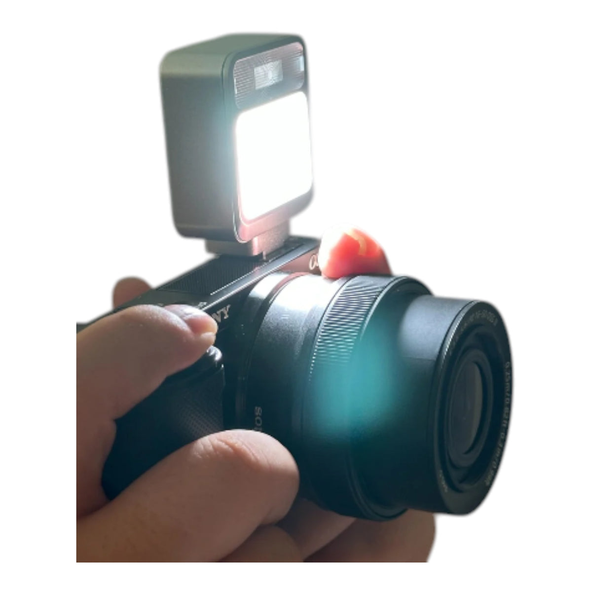 GDX SP-02 Şarjlı Cep Tipi Tepe Flaşı ve Sürekli Fotoğraf/Video Dolgu Işığı