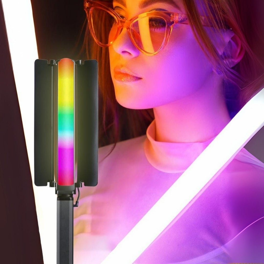 GDX ST-100 II RGB 120W 100 cm LED Çubuk Işık 42 FX Efektli Kumandalı Bataryalı Full Set