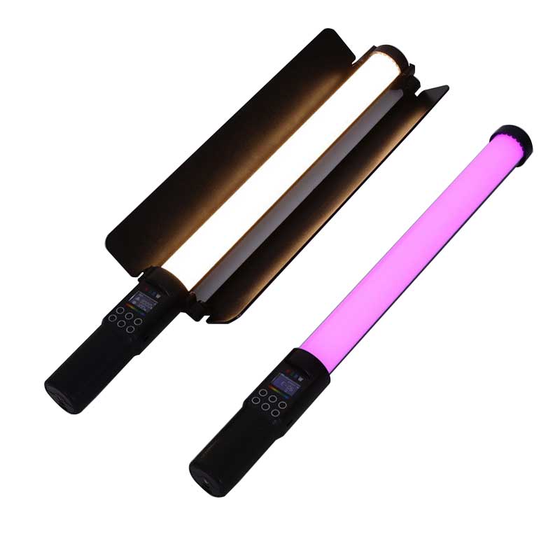 GDX ST-50 RGB 50 cm LED Çubuk Işık 2’li Set 13W Alüminyum Gövde 18 Efektli Stüdyo Işığı