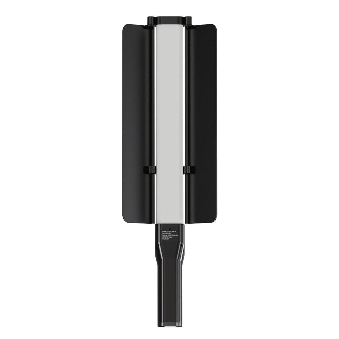 GDX ST-60R IV Dahili 11200mAh Pilli RGB LED Video Tube Light - Çift Kanatlı Barndoor, Askı İpli, YouTube ve Canlı Yayın Dolgu Işığı