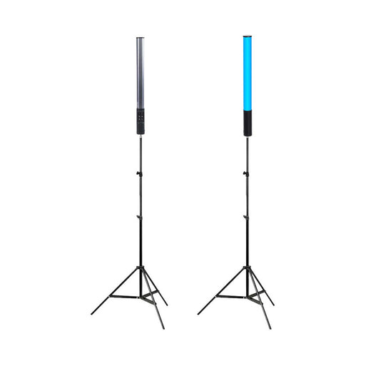 GDX TB-40 RGB 40 cm 2’li LED Tüp Işık Seti 200 cm Işık Ayağı + BALL-03 Başlık (Full Set)