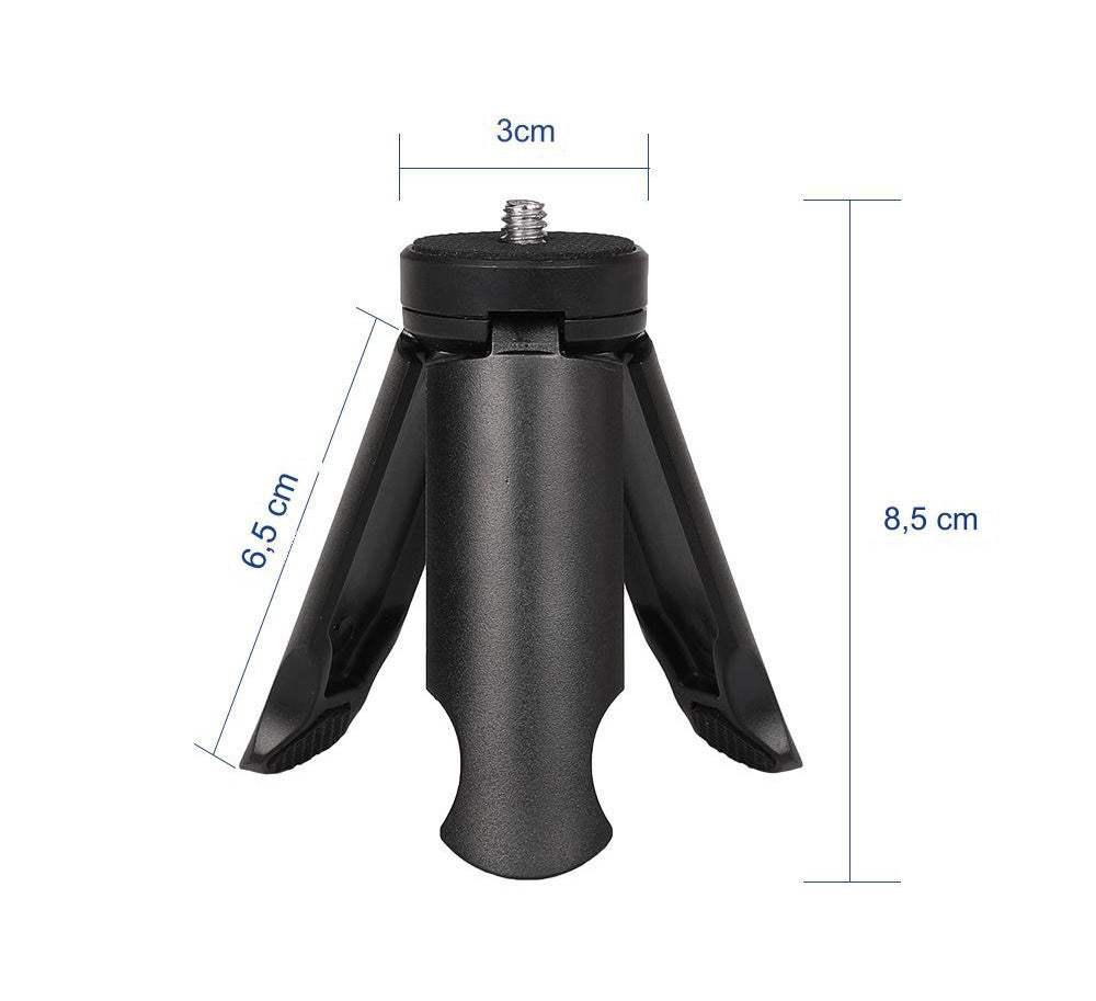 GDX TRP01 Mini Tripod Masaüstü Telefon Işık Kamera Standı Stabil Destek