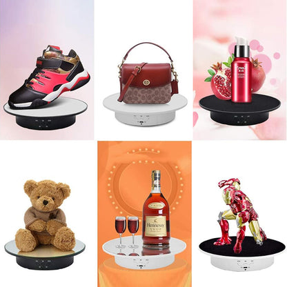 GDX TUTA-20 Ayna Yüzeyli 20 cm Turn Table - Döner Stand - Döner Tabla