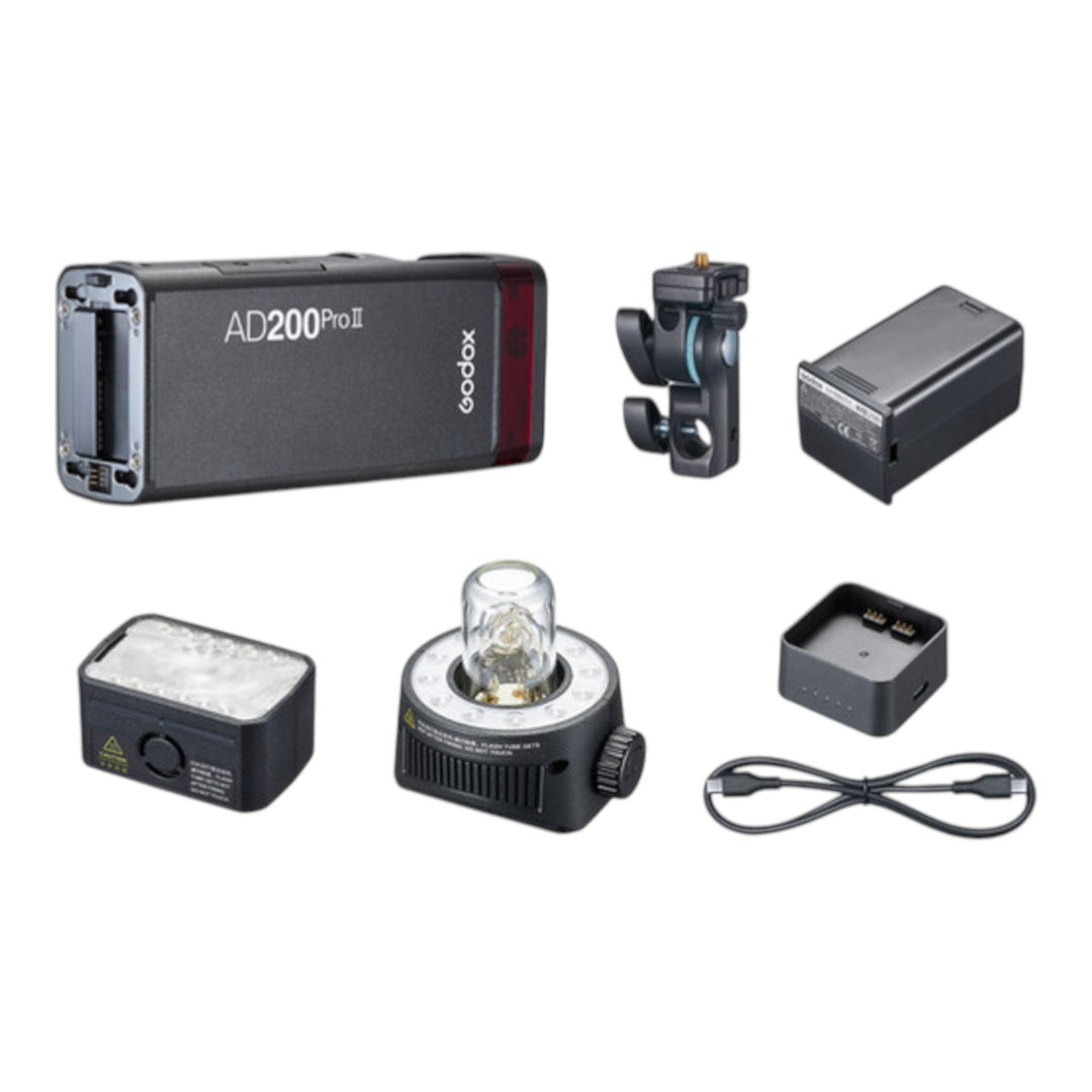 Godox AD200Pro II Taşınabilir Bataryalı Paraflaş