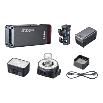 Godox AD200Pro II Taşınabilir Bataryalı Paraflaş