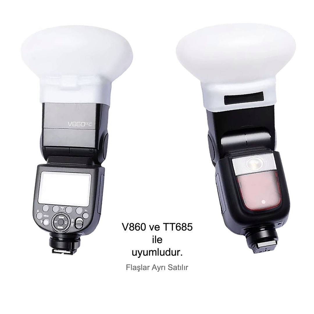Godox MF-DD Flaş Difüzörü - Dental Diş Portre Makro Fotoğrafçılık