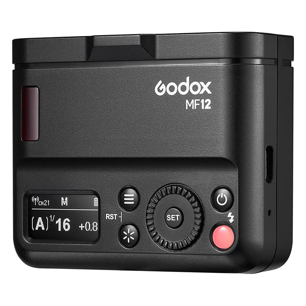 Godox MF12 K2 Makro Flaş Difüzörlü İkili Set + XPRO-S TTL Sony Tetikleyici