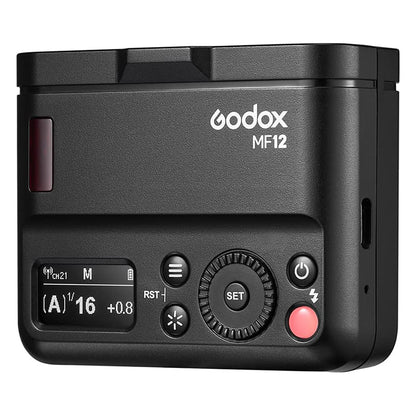 Godox MF12 K2 Makro Flaş Difüzörlü İkili Set + XPRO-S TTL Sony Tetikleyici
