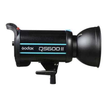 Godox QS600 II W/S 3-teiliges Studio Paraflash Grid SoftBox Kit (600 Watt) &amp; Studio-Hintergrundsystem
