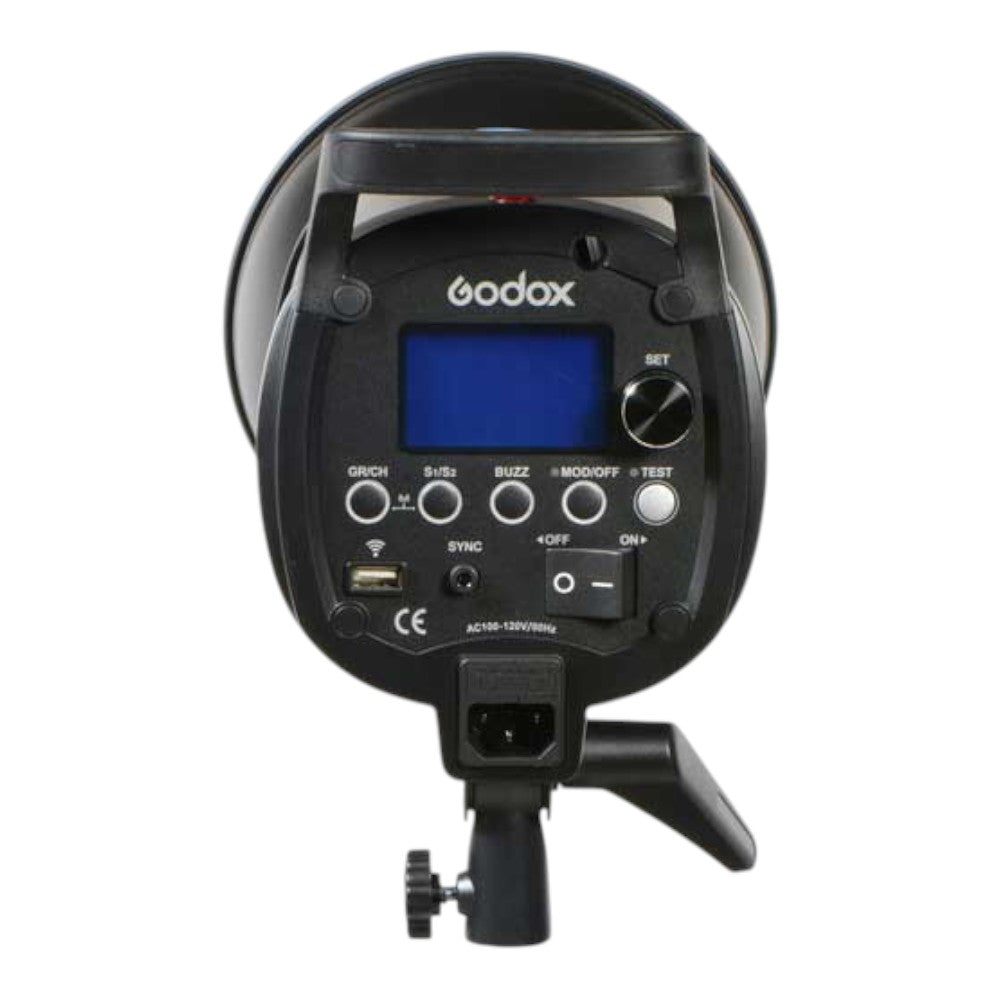 Godox QS600 II W/S 3-teiliges Studio Paraflash SoftBox Kit (600 Watt) &amp; Studio-Hintergrundsystem