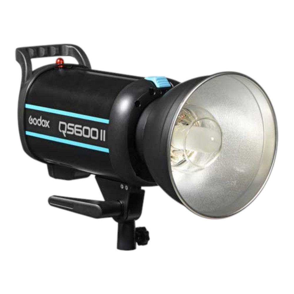 Godox QS600 II W/S 3-teiliges Studio Paraflash SoftBox Kit (600 Watt) &amp; Studio-Hintergrundsystem