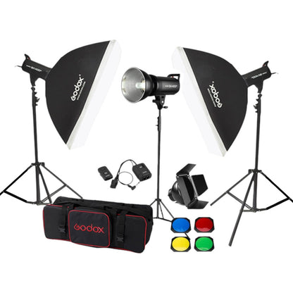 Godox SK400 II W/S 3er-Pack Studioblitz-Softbox-Kit (400 Watt)