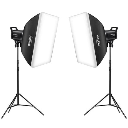 Godox SL60II Bi 60W Bi-Color COB LED-Videoleuchte, 2er-Set