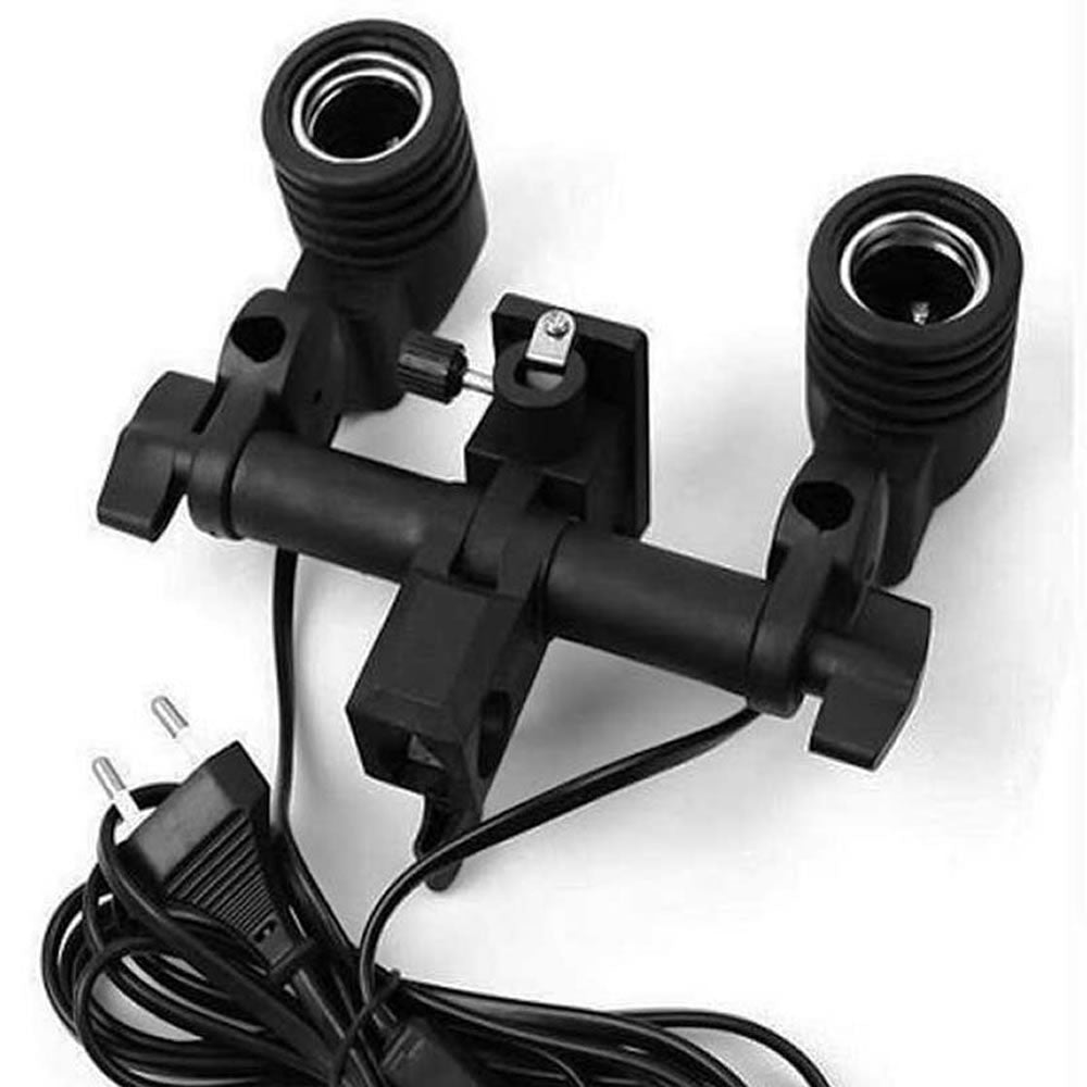 Godox UB-002 40inç 101cm Transparan Şemsiye Çift Duylu İkili Set Bundle