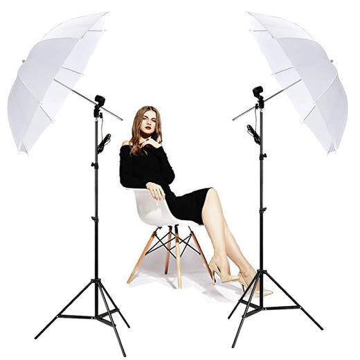 Godox UB-008 33inç 84cm Transparan Şemsiye Tek Duylu İkili Set Bundle