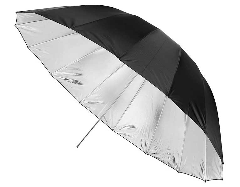 Godox UB-L3 60inç 150cm Büyük Siyah / Gümüş Şemsiye