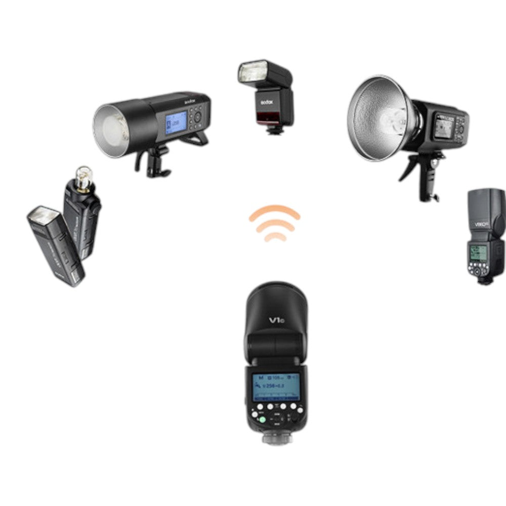 Godox V1 Canon Flash Kit (Yuvarlak Kafa)