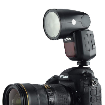 Godox V1 Nikon Flash Kit (Yuvarlak Kafa)