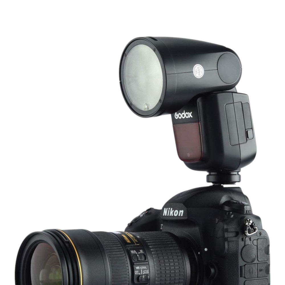 Godox V1 Nikon Flash Kit (Yuvarlak Kafa)