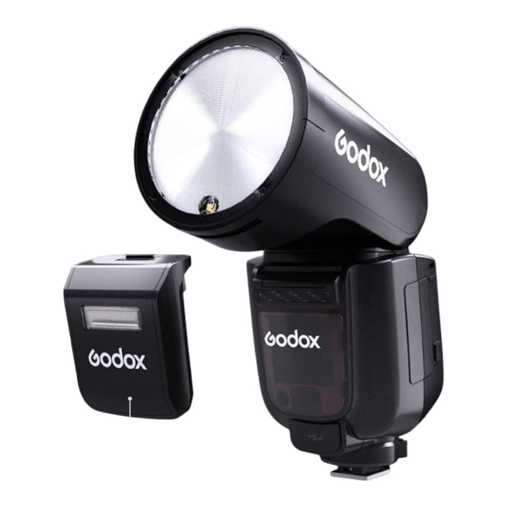 Godox V1 Pro Nikon Uyumlu Yuvarlak Kafa Tepe Flaşı