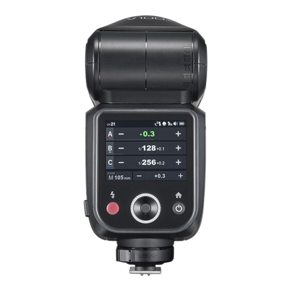 Godox V100 Canon Uyumlu Yuvarlak Tepe Flaşı