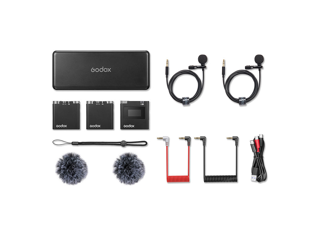 Godox VIRSO Standart M2 Kablosuz İkili Mikrofon Kiti