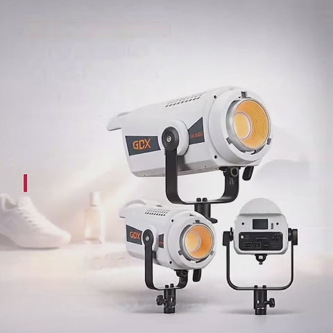 GDX LM-300C II 300W Bi-Color COB LED Fotoğraf ve Video Işığı 2700K-6500K Profesyonel Bowens Mount Sürekli Işık Ünitesi