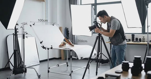 GDX 100x200 cm Ürün Çekim Masası Çift Taraflı Mat Parlak PVC Panelli Still Life Masa