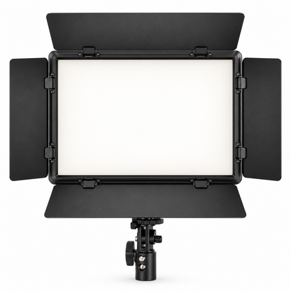 GDX PL700C II 35W 4 Kanat Tekli Barndoorlu Bi-Color LED Video Paneli (2700K-6500K, 720 LED, 8 FX Efekt, AC/DC Cift Guclu)