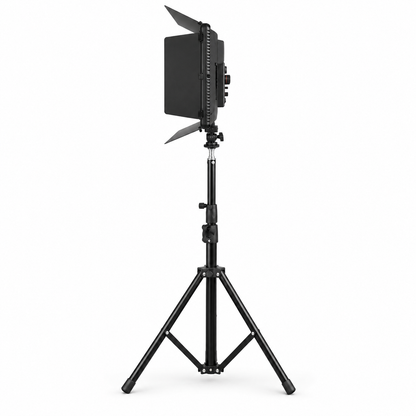 GDX PL700C II 35W 4 Kanat İkili Barndoorlu Bi-Color LED Video Paneli (2700K-6500K, 720 LED, 8 FX Efekt, AC/DC Cift Guclu)